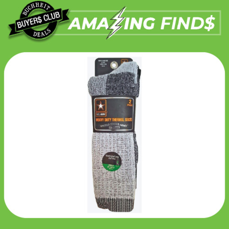 2 Pk. U.S. Army Heavy Duty Thermal Socks