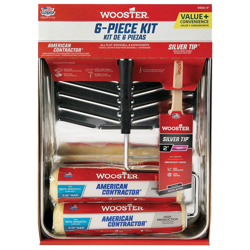 Wooster American Contractor Paint Tray Kit