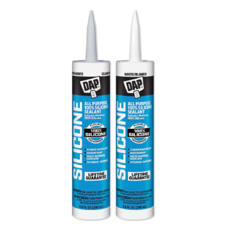9.8 Oz. DAP All Purpose 100% Silicone Window & Door Sealant 