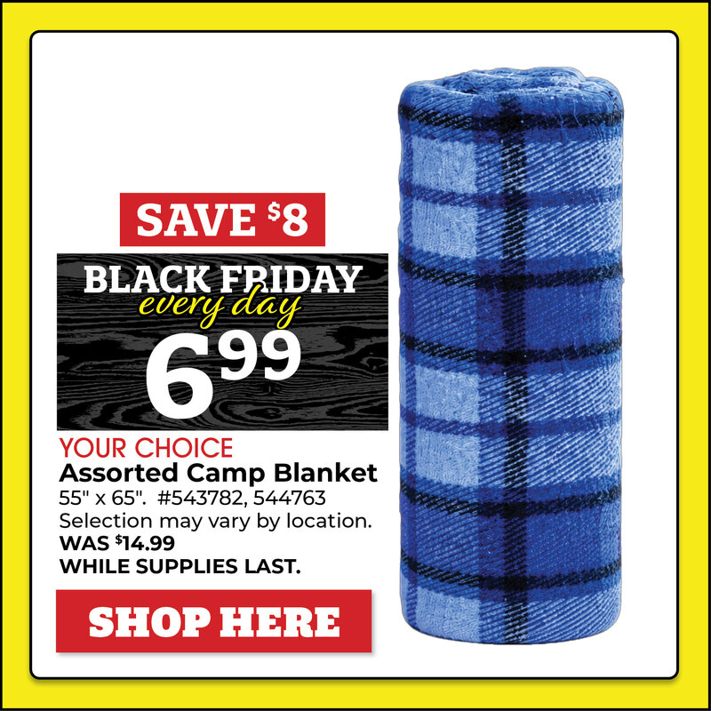 Assorted Camp Blanket