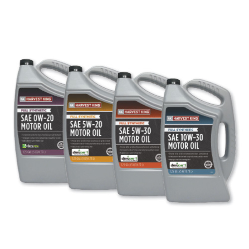 5 Quart Harvest King Full Synthetic SAE 5W-20 Motor Oil 5 Quart